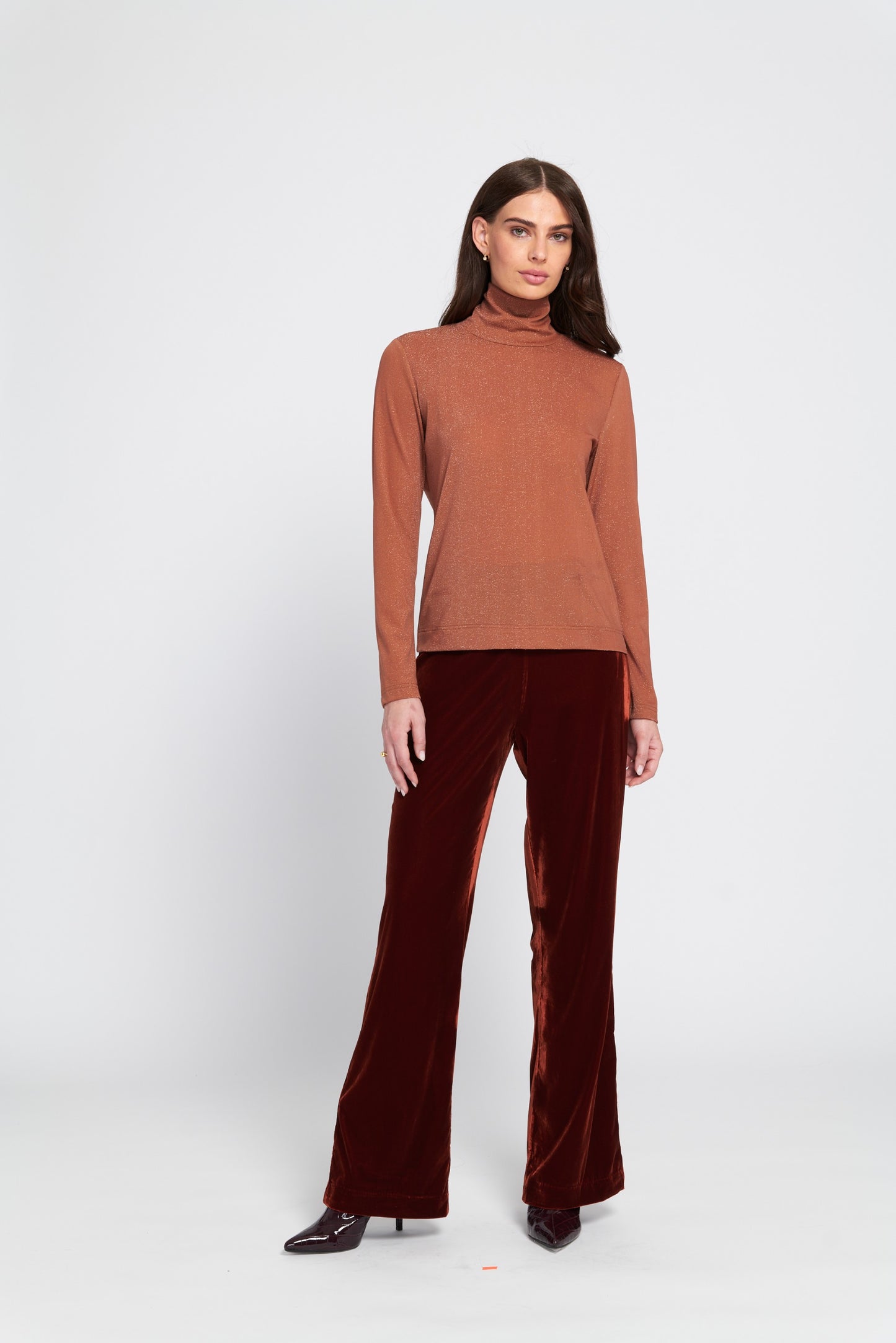 Knit Turtleneck Top