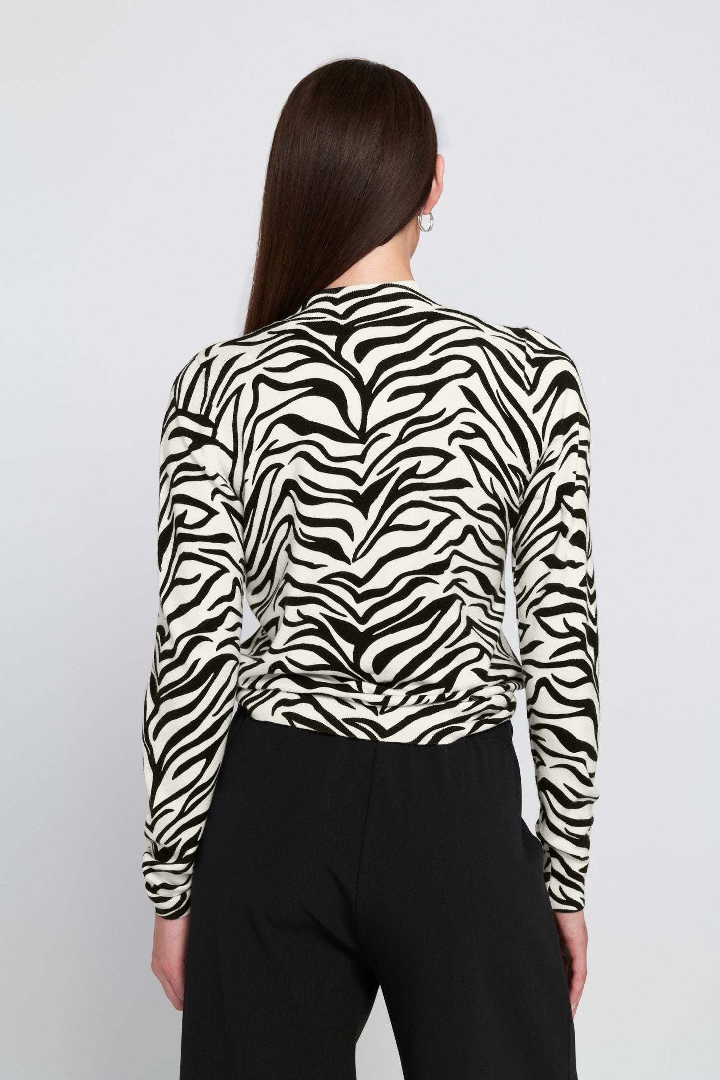 Zebra Printed Feather Weight Top