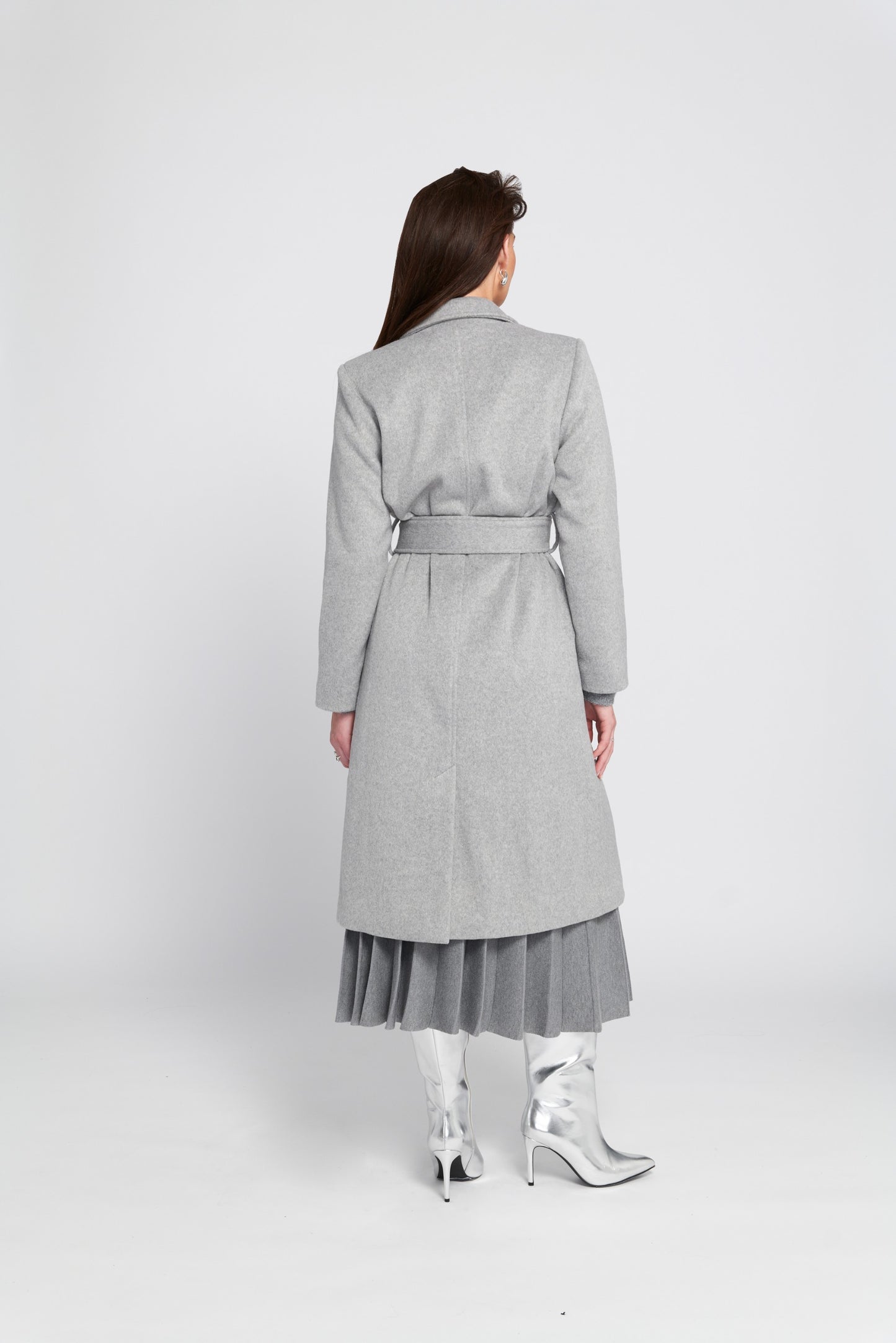 Melton Wrap Coat