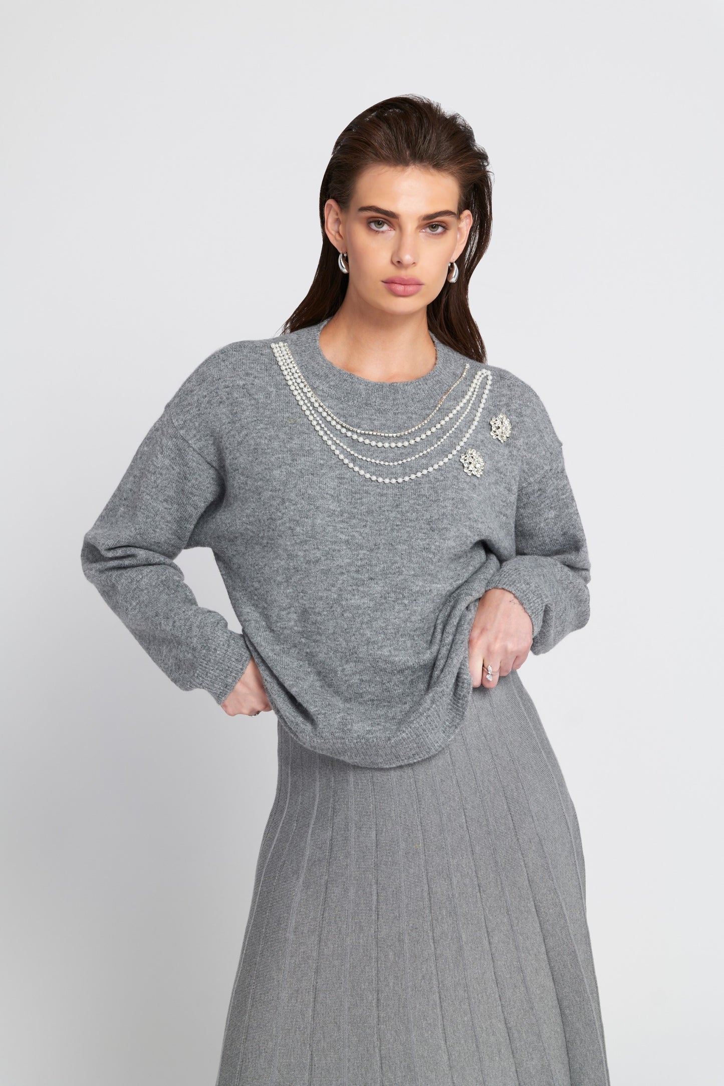 Embellished Sweater