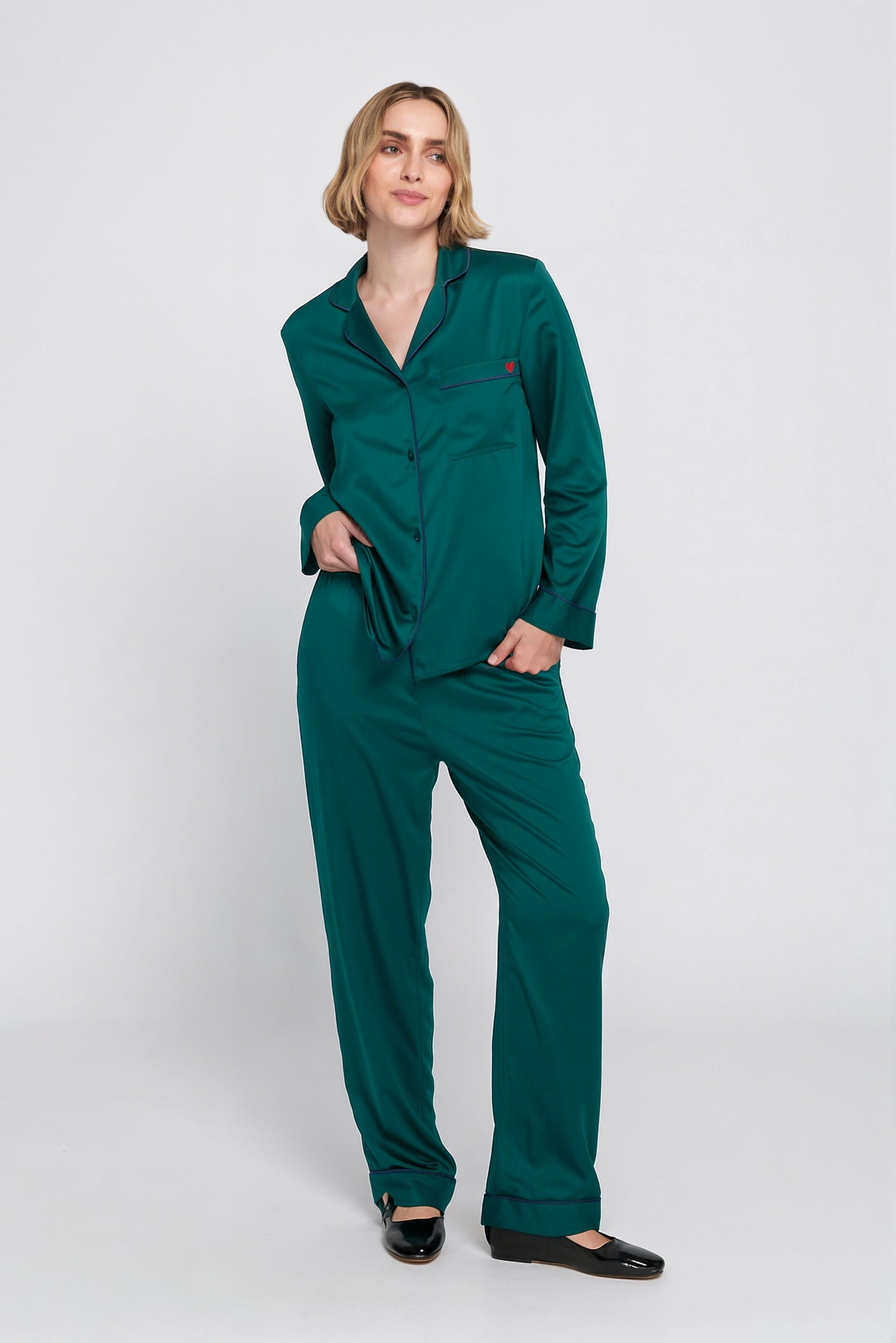 Satin Pj Set