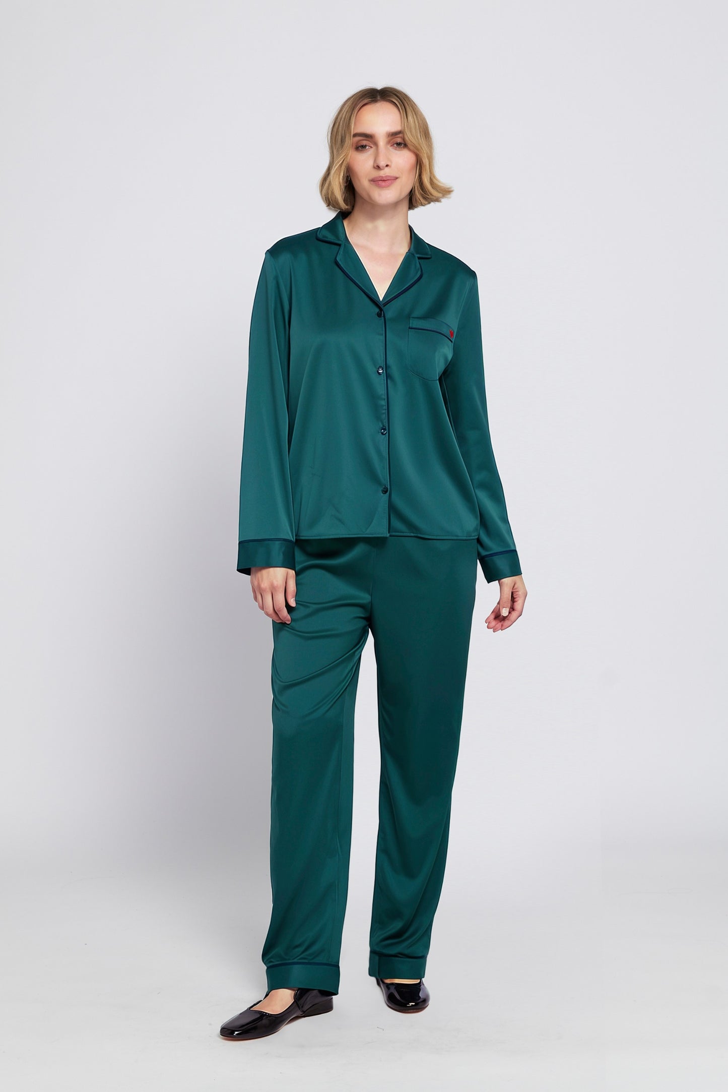 Satin Pj Set