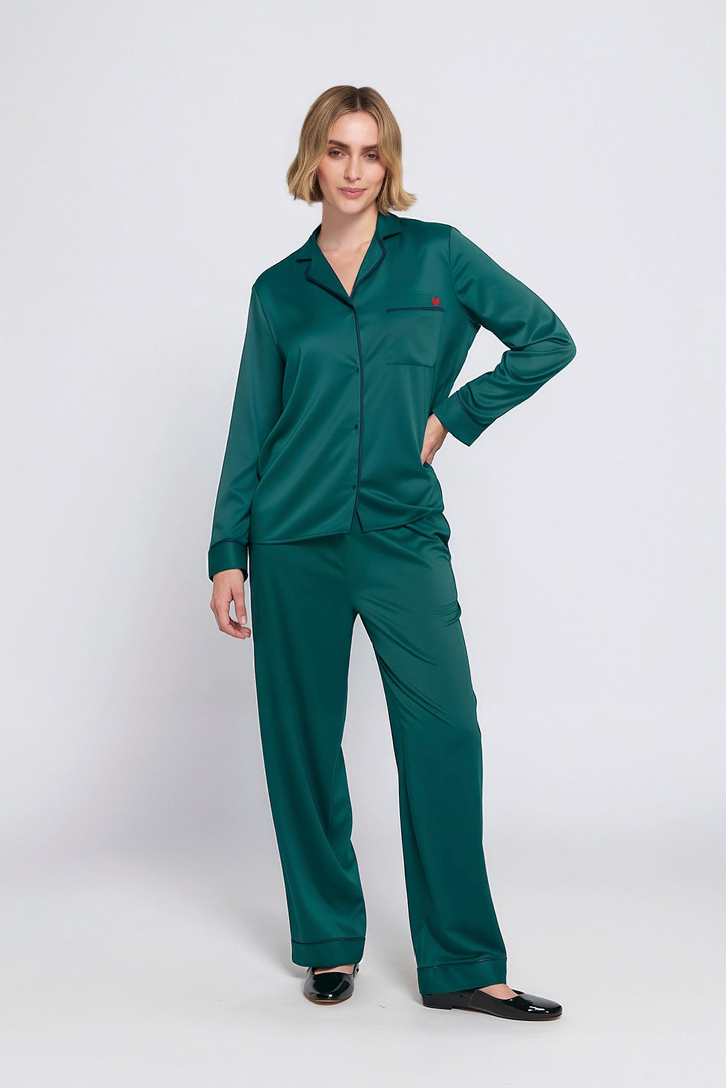 Satin Pj Set