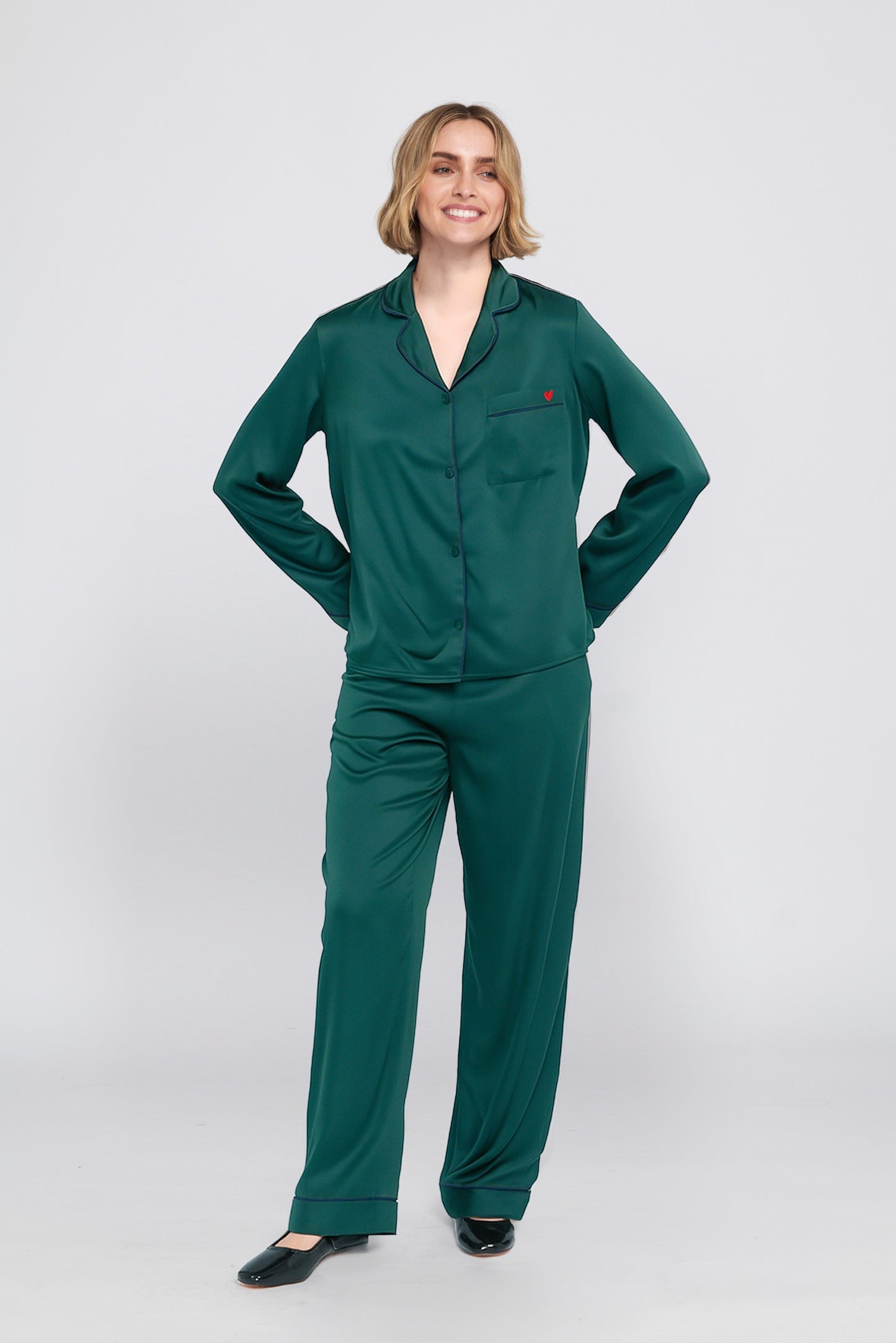 Satin Pj Set