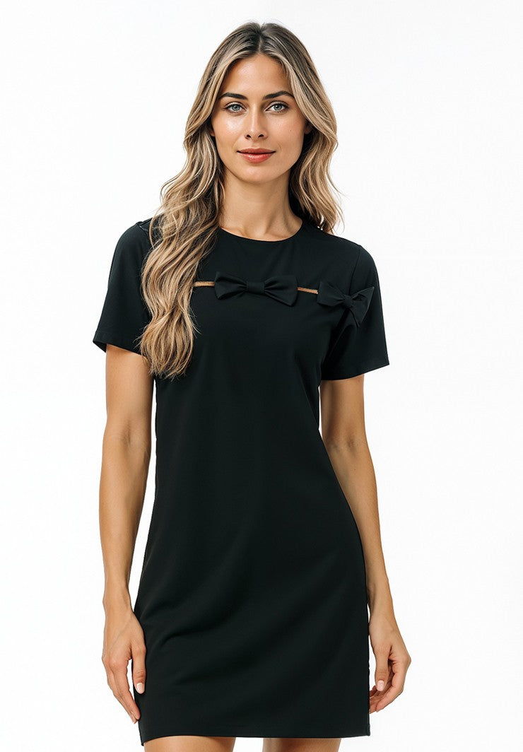 Cutout Bow Dress