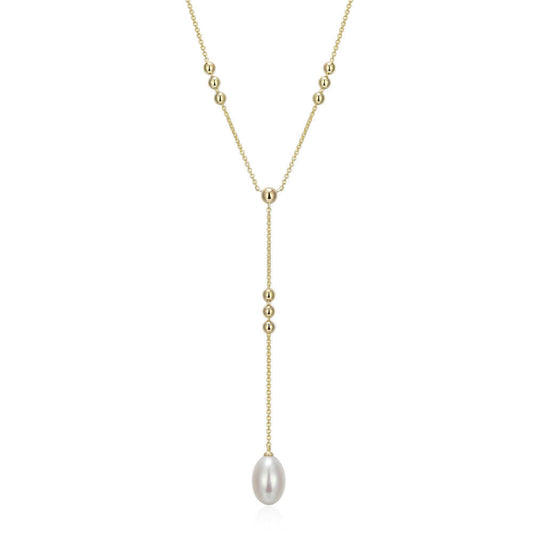 Genesis Pearl Y Necklace