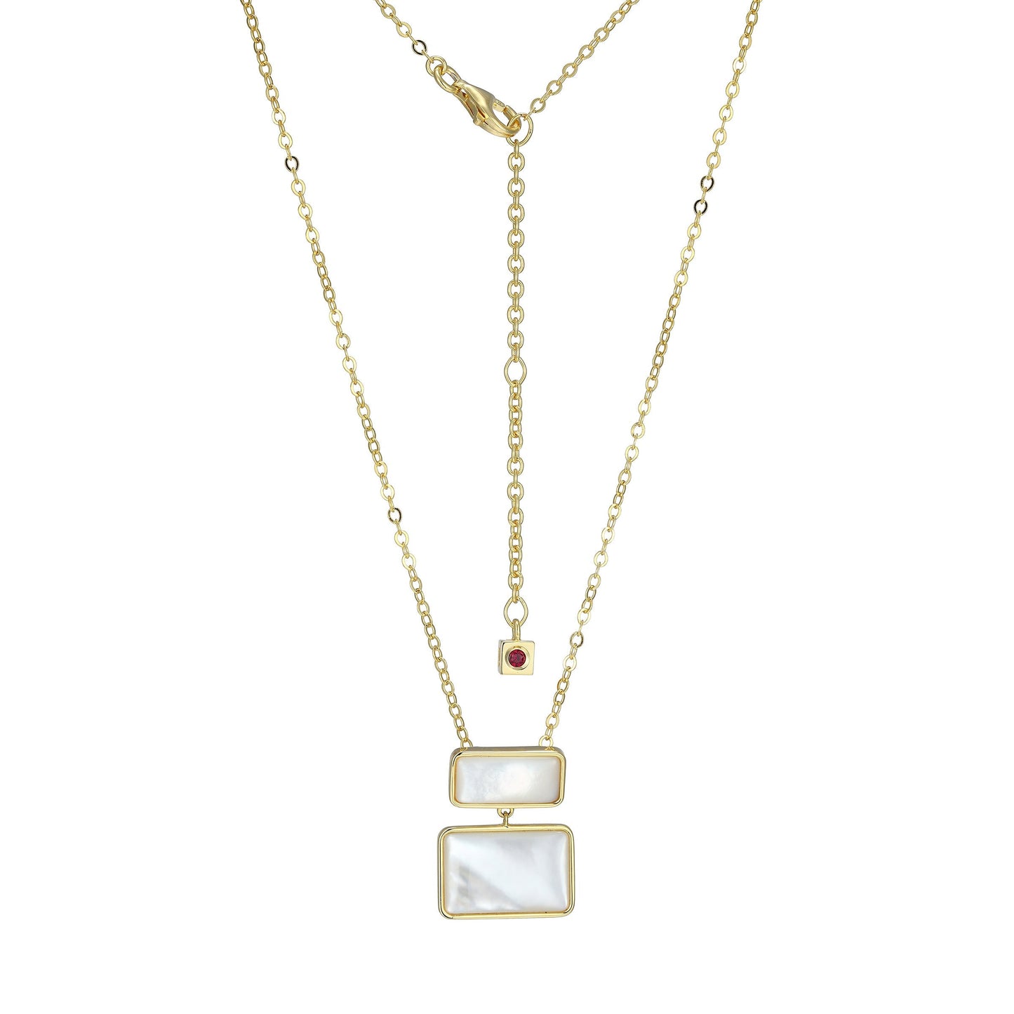 Vera Tiered Mother-of-Pearl Necklace
