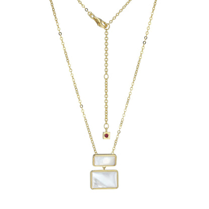 Vera Tiered Mother-of-Pearl Necklace