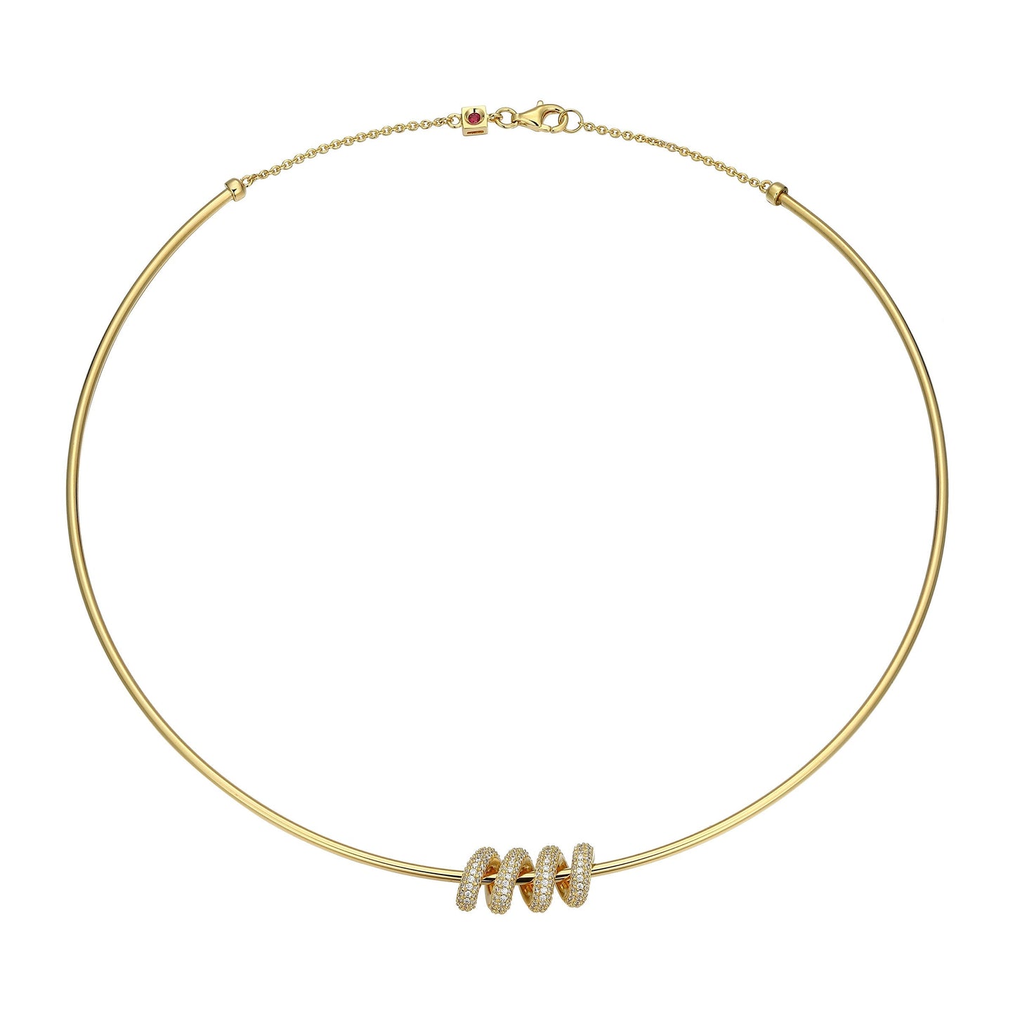 Eternal Twist Choker Necklace