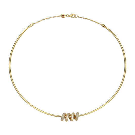 Eternal Twist Choker Necklace