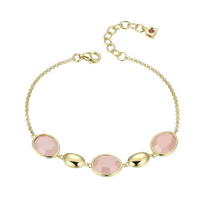 Riviere Rose Quartz Bracelet