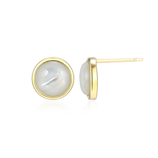 Lustre MOP Stud Earring