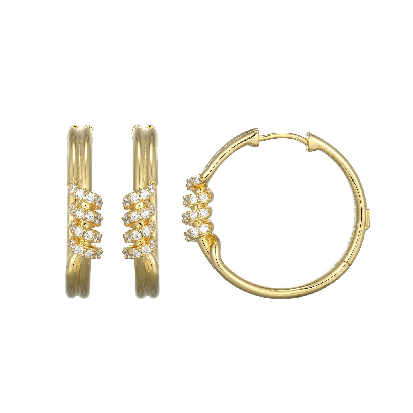 Eternal Twist Hoop Earrings