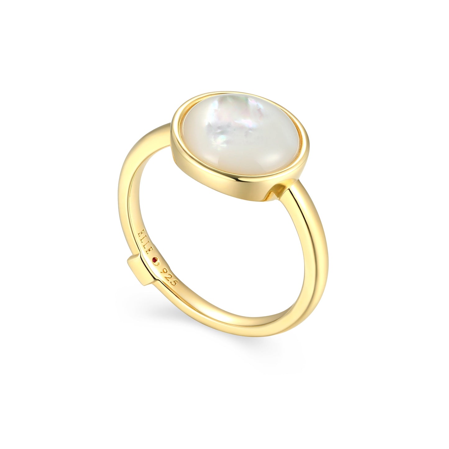 Lustre MOP Ring