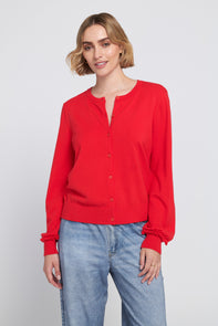 Fine Gauge Lightweight Cardigan Sweater