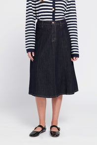Denim Midi Skirt