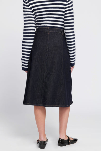 Denim Midi Skirt