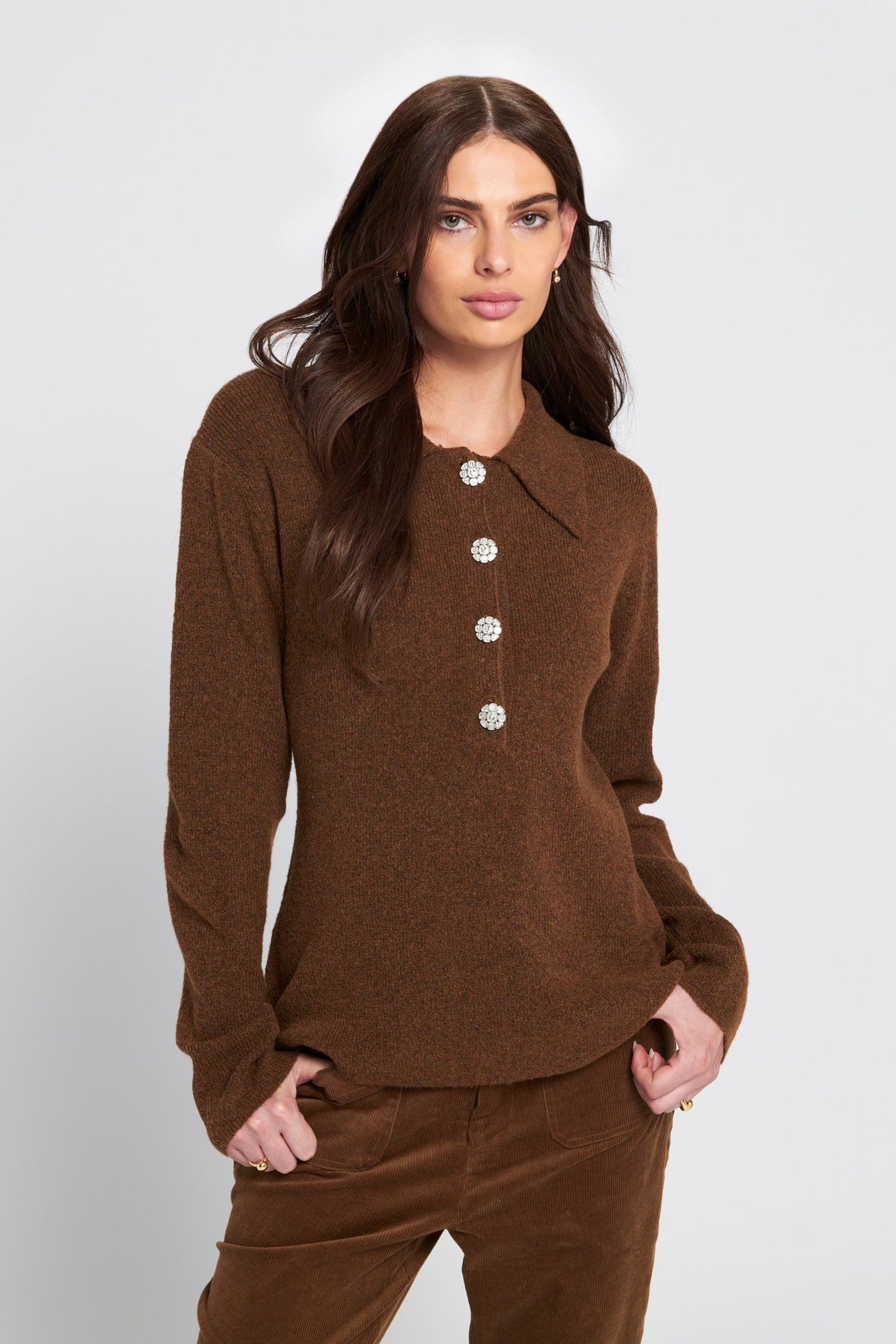 Fuzzy Knit Jumper