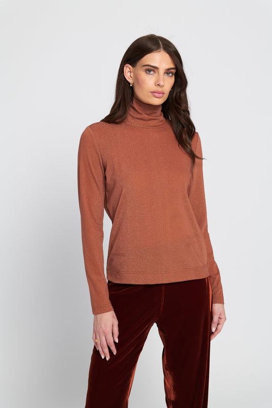Knit Turtleneck Top