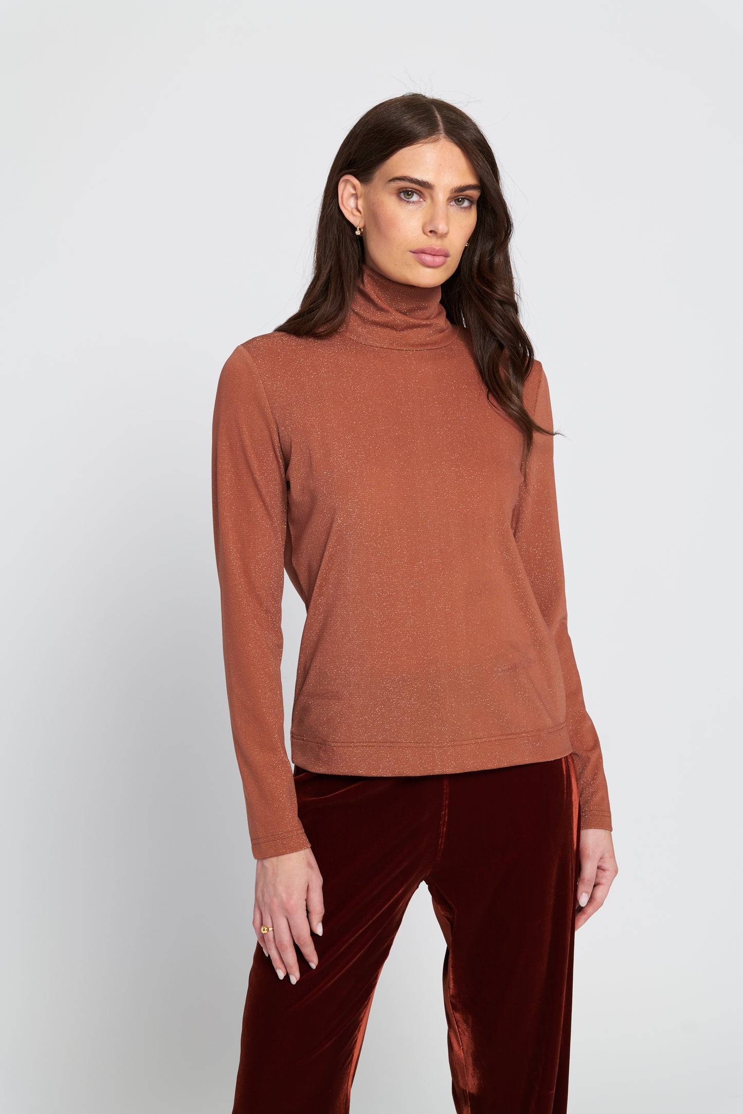 Knit Turtleneck Top