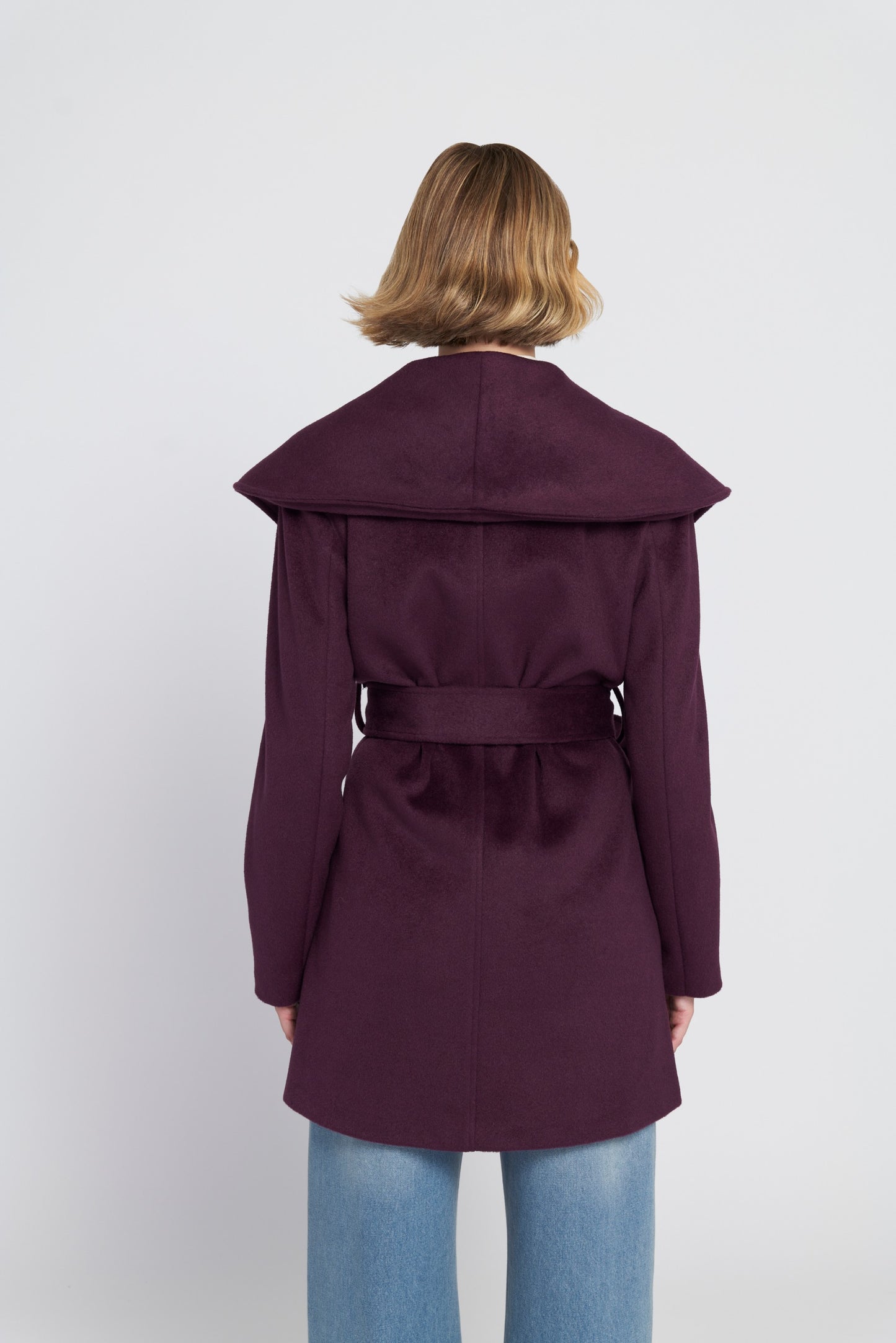 Melton Wrap Coat