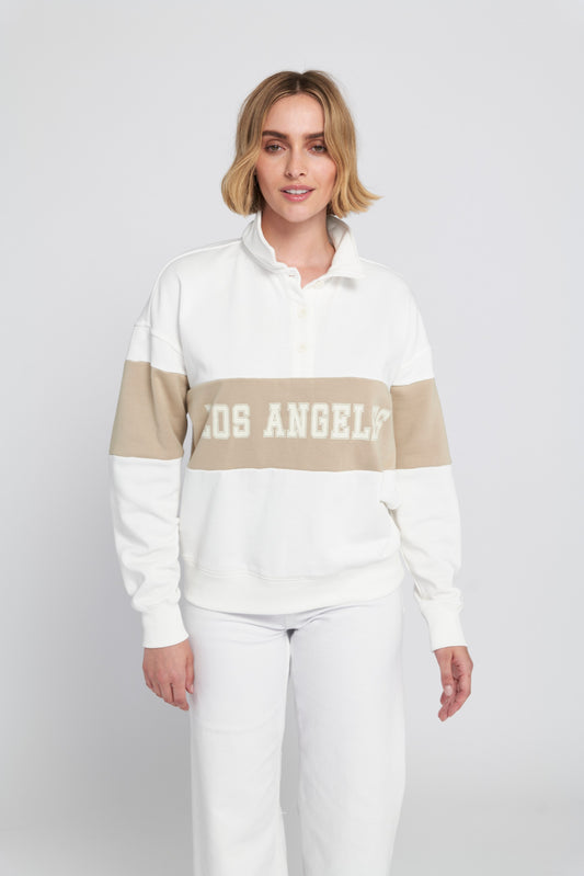 Rugby Pullover Sweatshirt