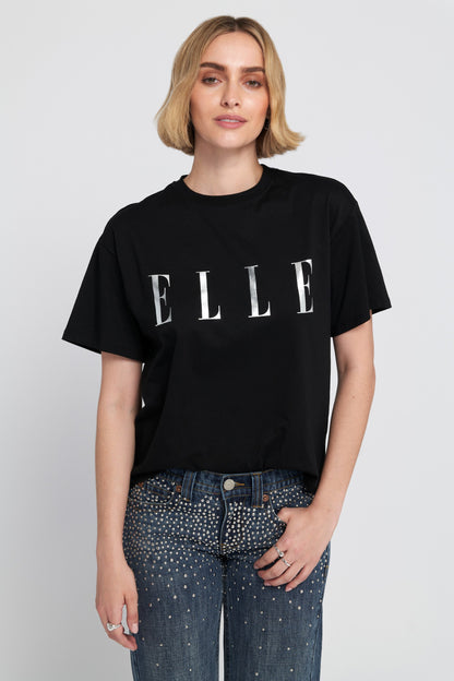 Elle Logo Foil Printed Tee