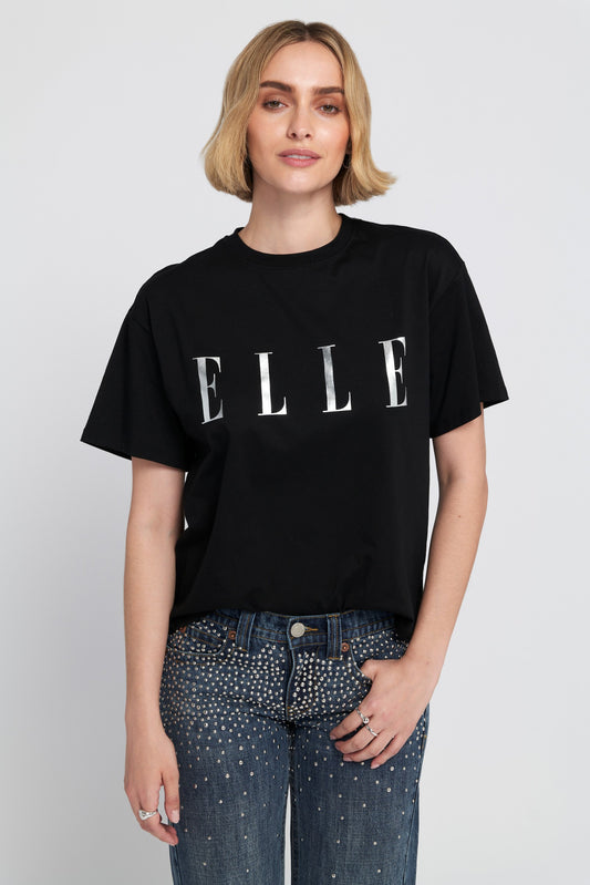 Elle Logo Foil Printed Tee