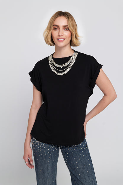 Necklace Embellished Top