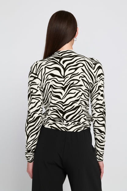 Zebra Printed Feather Weight Top