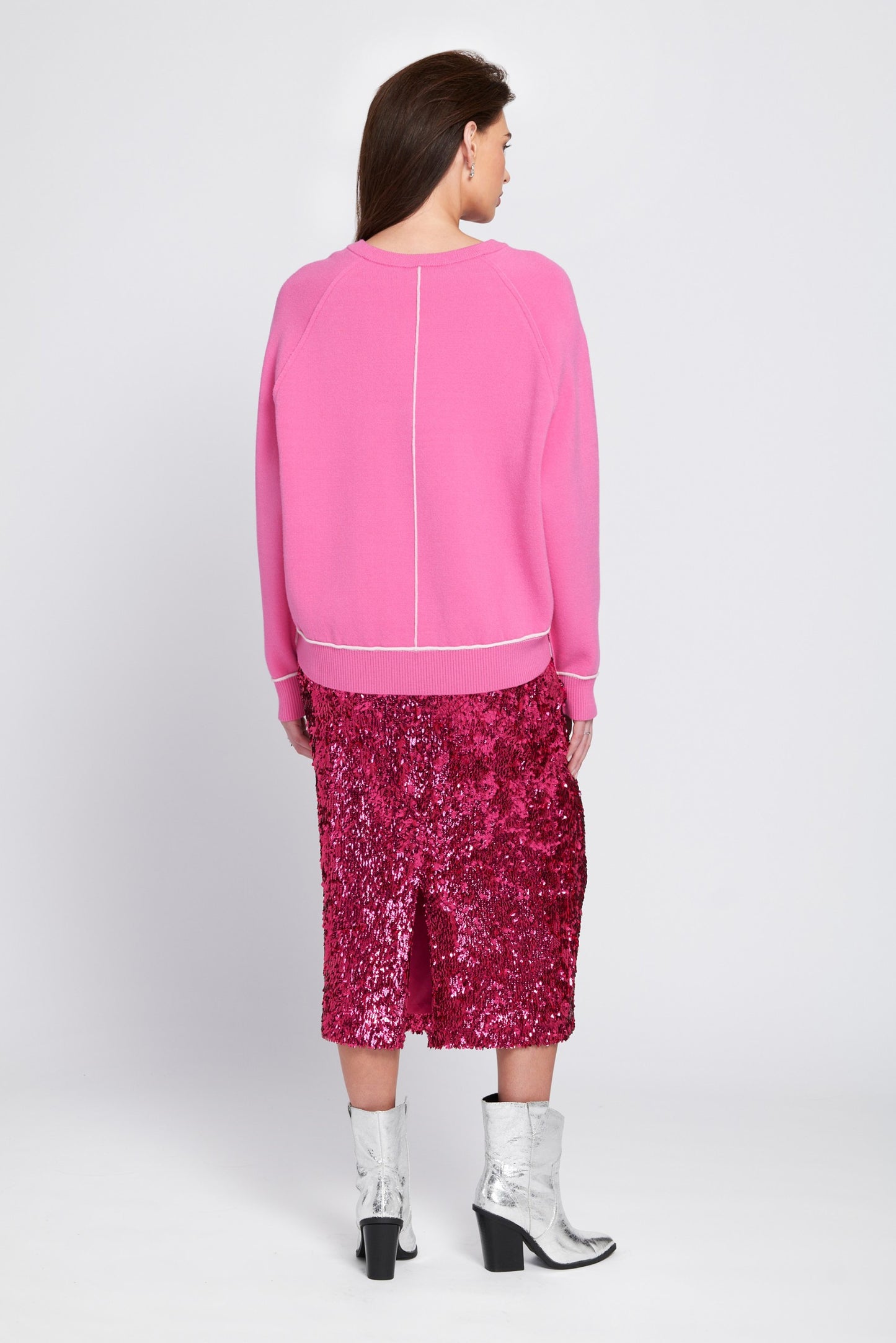 Sequin Midi Skirt