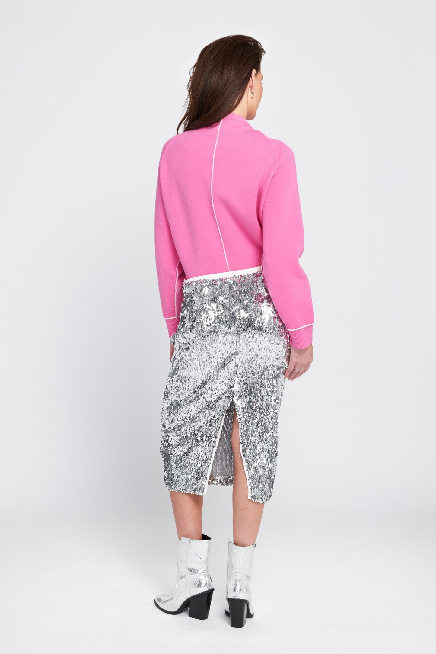 Sequin Midi Skirt