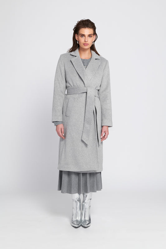 Melton Wrap Coat