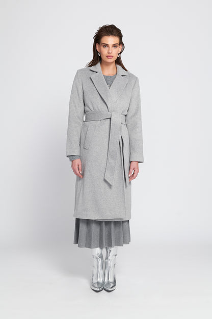 Melton Wrap Coat