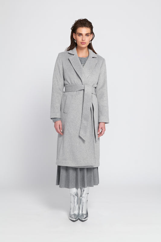 Melton Wrap Coat