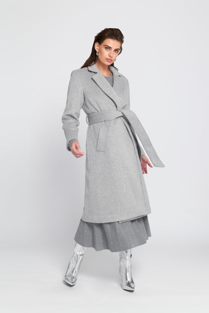 Melton Wrap Coat