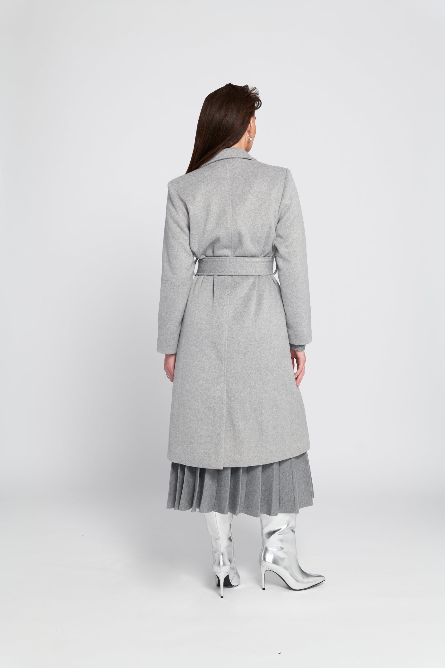 Melton Wrap Coat
