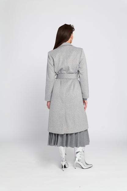 Melton Wrap Coat