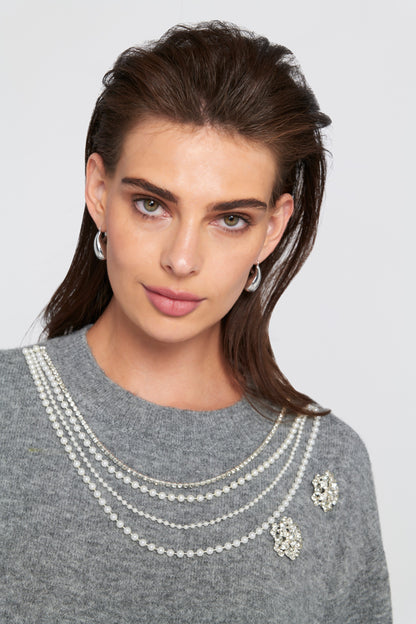 Embellished Sweater