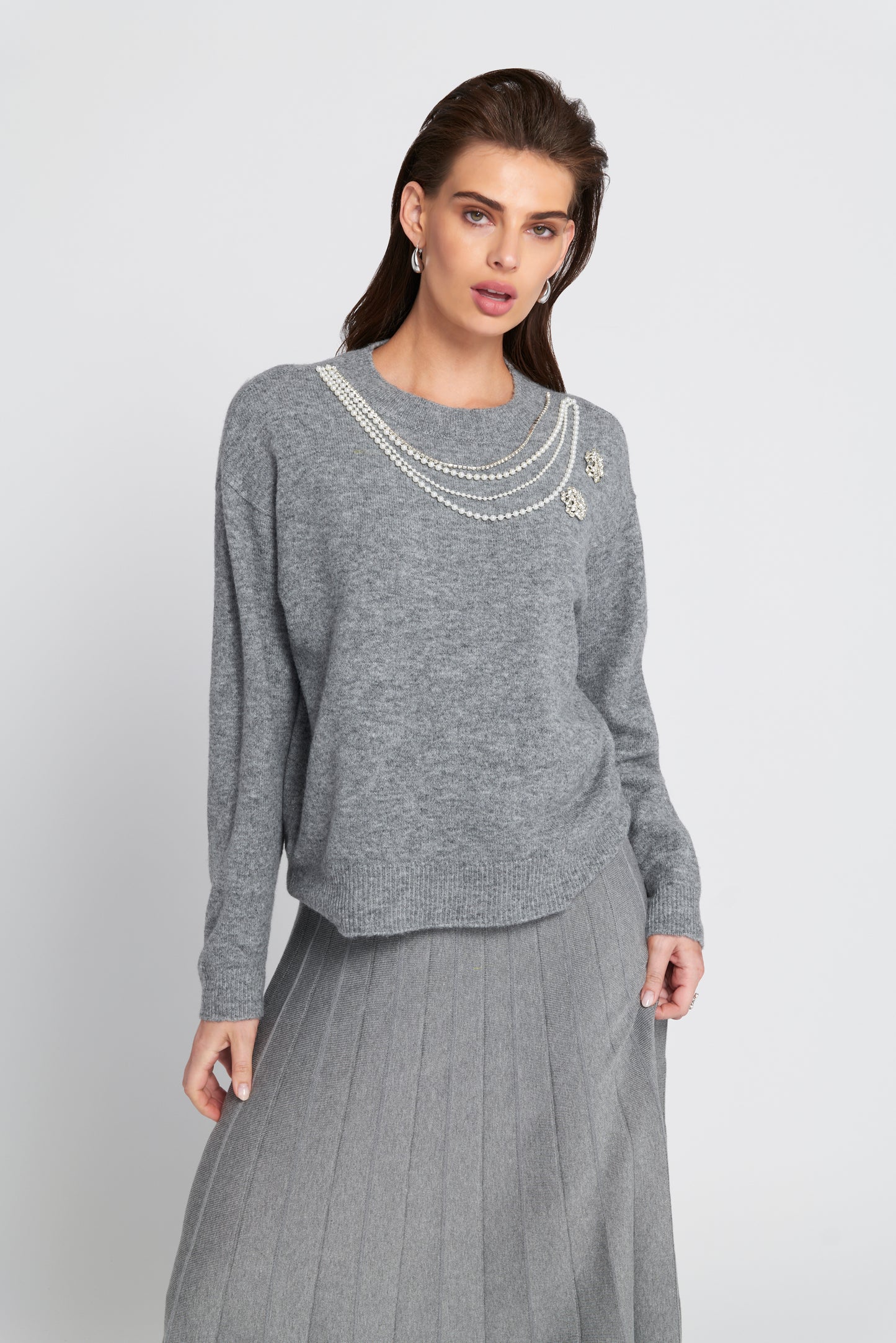 Embellished Sweater