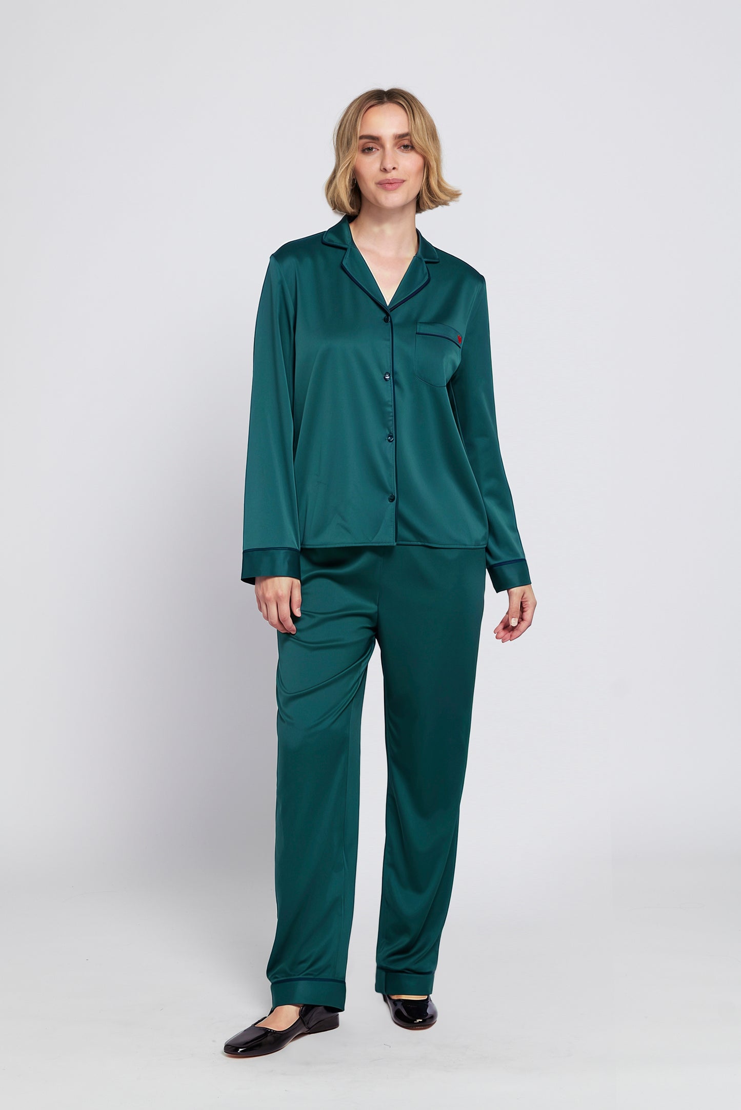 Satin Pj Set
