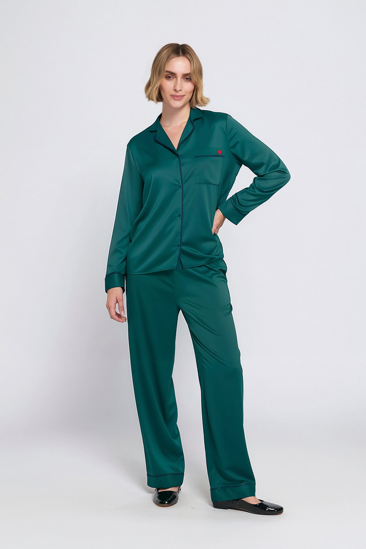 Satin Pj Set