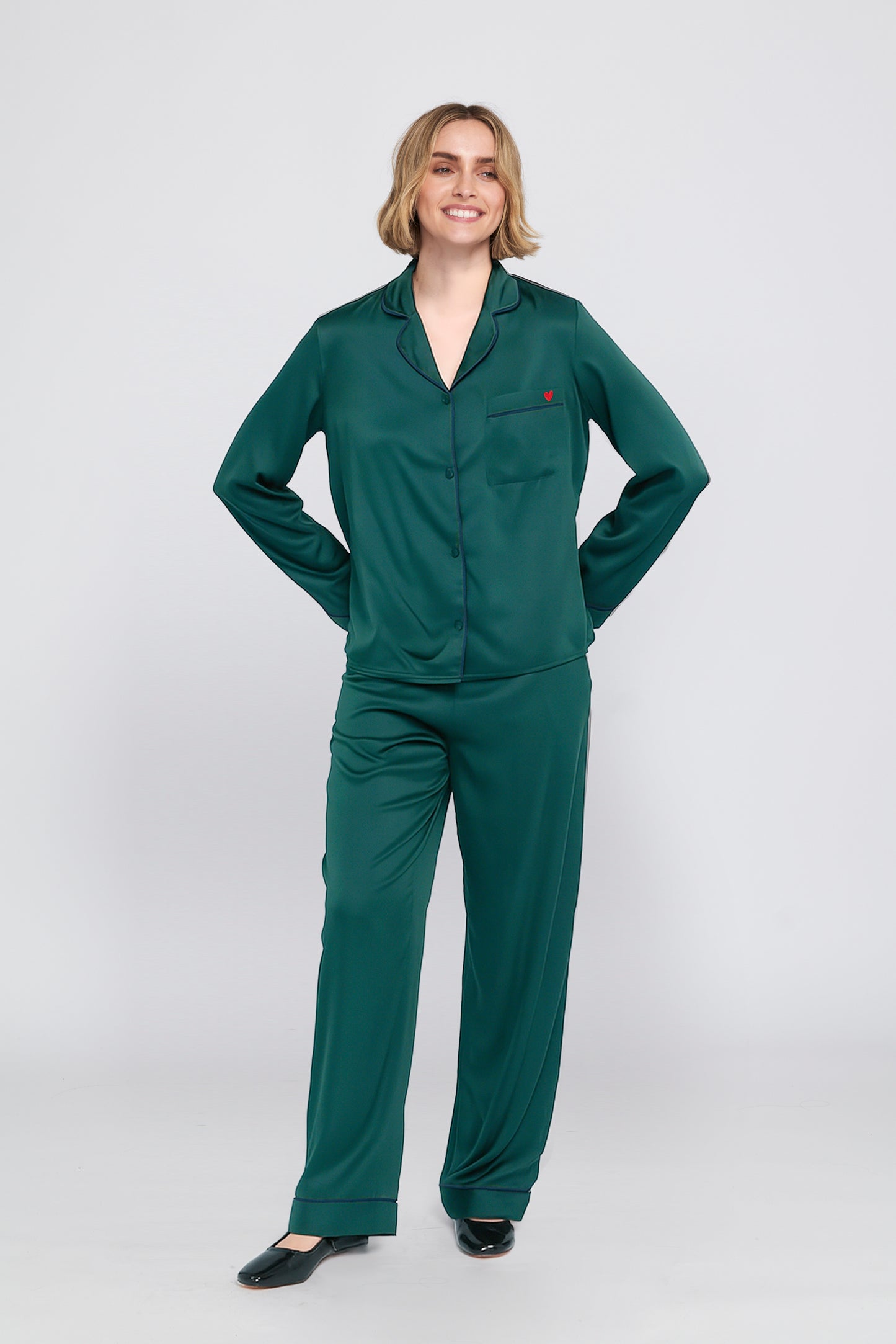 Satin Pj Set