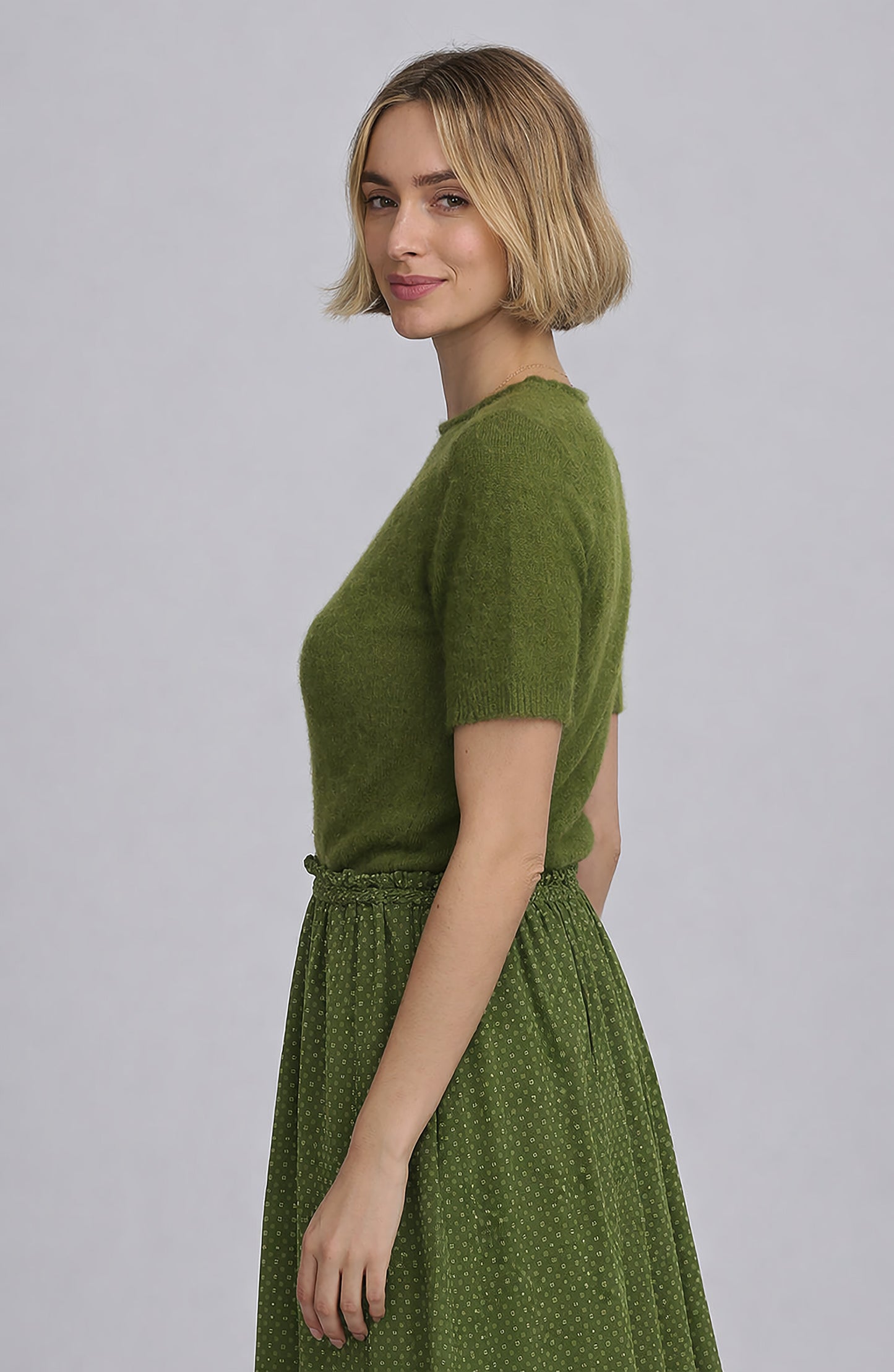 Moss Yarn Shell