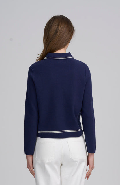 Fine Gauge Western Cardigan