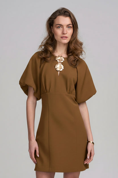 Balloon Sleeve Dress