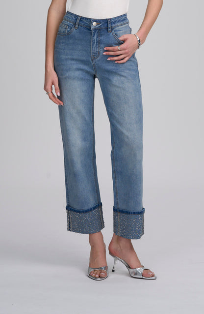 Embellished Cuff Jean