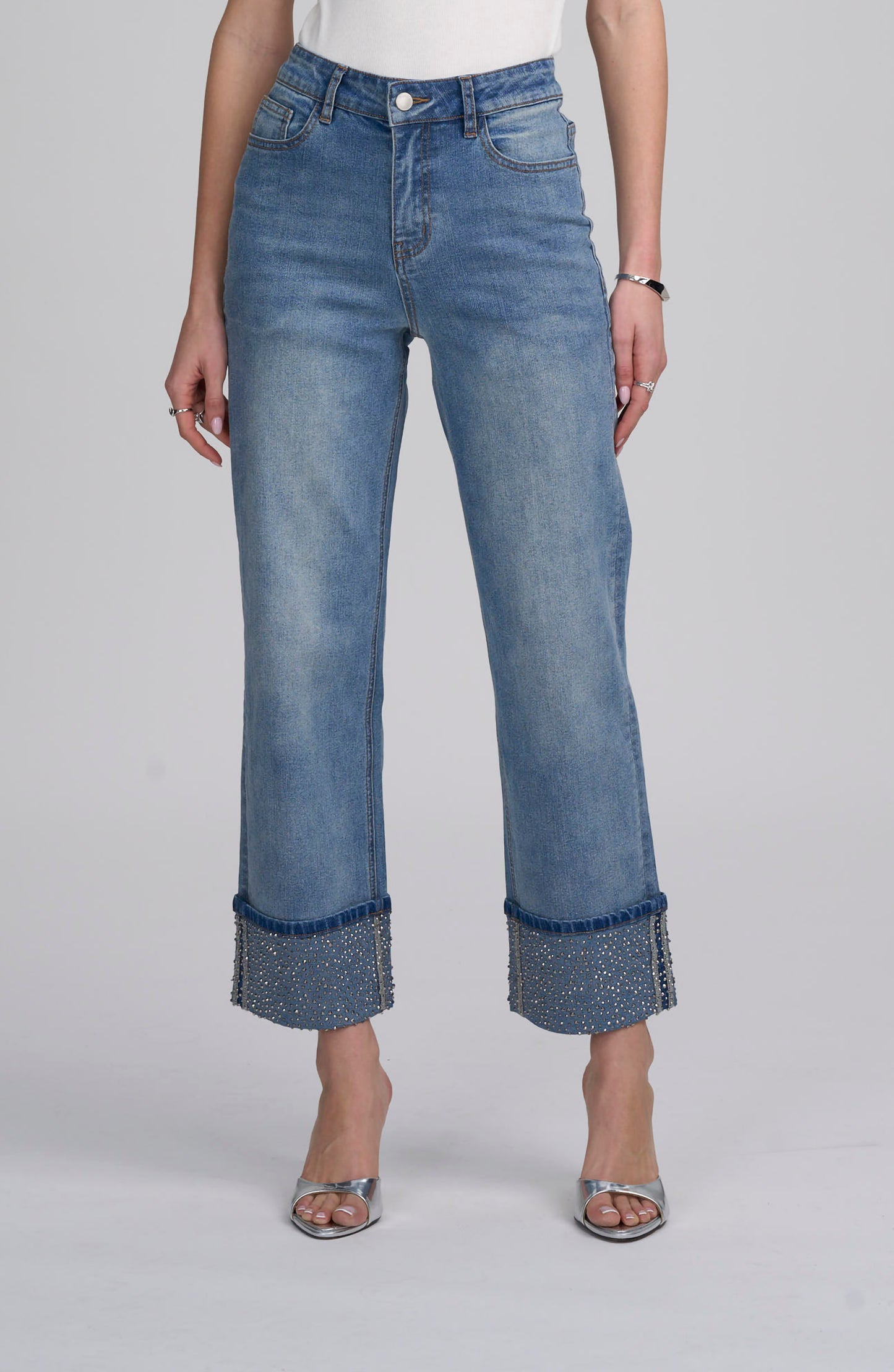 Embellished Cuff Jean