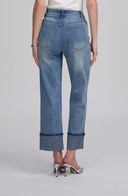 Embellished Cuff Jean