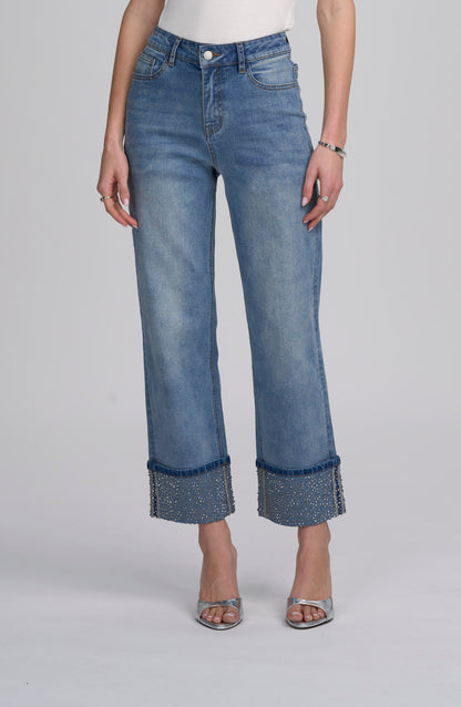 Embellished Cuff Jean